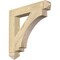 Ekena Millwork Imperial Arts & Crafts Rough Sawn Bracket, Douglas Fir, 4"W x 26"D x 26"H BKT04X26X26IMP03RDF - alternate 1